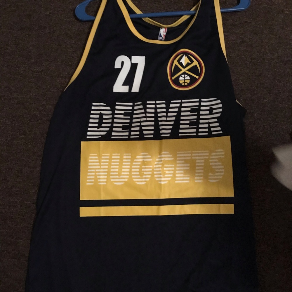 Denver nuggets jersey tank top.  X large